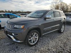 Salvage cars for sale from Copart Cahokia Heights, IL: 2015 Jeep Grand Cherokee Summit