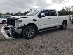 Salvage cars for sale at Riverview, FL auction: 2018 Nissan Titan XD SL