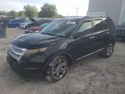 Salvage cars for sale at Apopka, FL auction: 2014 Ford Explorer XLT