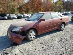 Salvage cars for sale from Copart Baltimore, MD: 2002 Toyota Camry LE