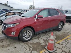 Salvage cars for sale from Copart Pekin, IL: 2018 Chevrolet Equinox LT