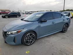 Salvage cars for sale at Grand Prairie, TX auction: 2024 Nissan Sentra SR