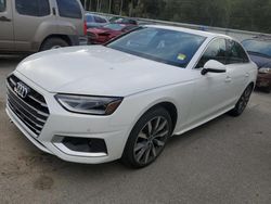 Salvage cars for sale at Savannah, GA auction: 2022 Audi A4 Premium 40