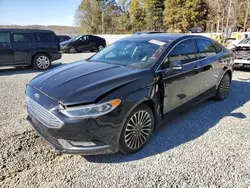 Salvage cars for sale at Concord, NC auction: 2017 Ford Fusion SE