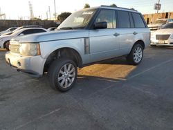 Salvage cars for sale at Wilmington, CA auction: 2008 Land Rover Range Rover Supercharged