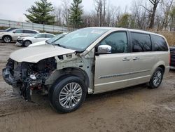 Salvage cars for sale from Copart Davison, MI: 2014 Chrysler Town & Country Touring L