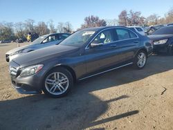 Salvage cars for sale at Baltimore, MD auction: 2015 Mercedes-Benz C 300 4matic