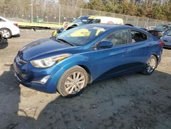 Salvage cars for sale at Waldorf, MD auction: 2014 Hyundai Elantra SE