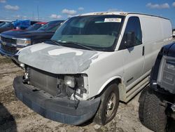 Salvage trucks for sale at Jacksonville, FL auction: 2003 GMC Savana G2500