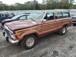 Salvage cars for sale at Augusta, GA auction: 1986 Jeep Grand Wagoneer