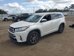 Salvage cars for sale at Newton, AL auction: 2018 Toyota Highlander SE