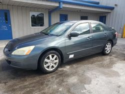 Honda salvage cars for sale: 2005 Honda Accord EX