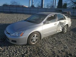 Honda Accord ex salvage cars for sale: 2007 Honda Accord EX