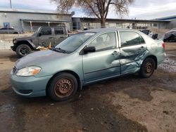 Salvage cars for sale at Albuquerque, NM auction: 2005 Toyota Corolla CE