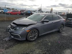 Salvage cars for sale at Eugene, OR auction: 2020 Honda Civic EX