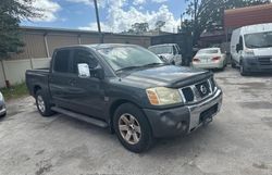 Salvage trucks for sale at Orlando, FL auction: 2004 Nissan Titan XE