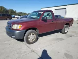 Salvage trucks for sale at Gaston, SC auction: 2003 Toyota Tundra