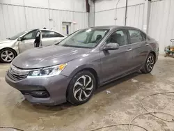 Salvage cars for sale at Franklin, WI auction: 2017 Honda Accord EX