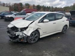 Nissan salvage cars for sale: 2019 Nissan Leaf S