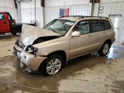 Salvage cars for sale at Franklin, WI auction: 2006 Toyota Highlander Hybrid