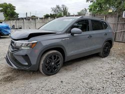 Salvage cars for sale at auction: 2024 Volkswagen Taos SE