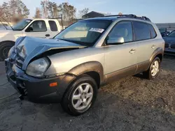 Salvage cars for sale at Spartanburg, SC auction: 2005 Hyundai Tucson GLS