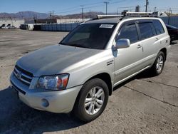 Salvage cars for sale at Sun Valley, CA auction: 2006 Toyota Highlander Hybrid