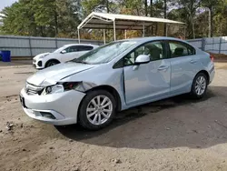 Honda Civic ex salvage cars for sale: 2012 Honda Civic EX