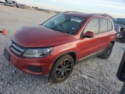 Salvage cars for sale at Temple, TX auction: 2016 Volkswagen Tiguan S