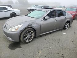 Salvage cars for sale at Martinez, CA auction: 2007 Infiniti G35