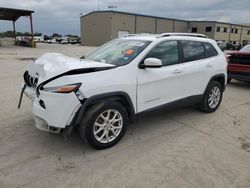 Salvage cars for sale at Wilmer, TX auction: 2018 Jeep Cherokee Latitude