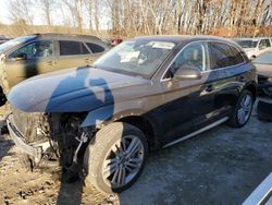 Salvage cars for sale at Candia, NH auction: 2018 Audi Q5 Premium Plus