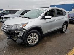 Salvage cars for sale at Woodhaven, MI auction: 2014 Honda CR-V EXL