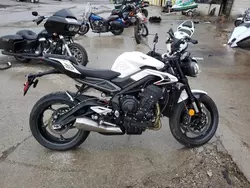 Salvage cars for sale from Copart Woodhaven, MI: 2024 Triumph Street Triple 765 R