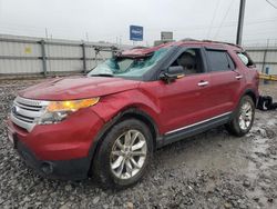 Salvage cars for sale at Hueytown, AL auction: 2015 Ford Explorer XLT