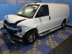 Salvage trucks for sale at Hampton, VA auction: 2022 Chevrolet Express G2500