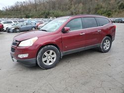 Chevrolet salvage cars for sale: 2010 Chevrolet Traverse LT