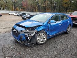 Salvage cars for sale from Copart Austell, GA: 2017 Hyundai Ioniq Limited