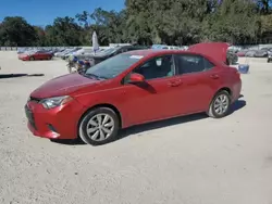 Toyota Corolla l salvage cars for sale: 2016 Toyota Corolla L