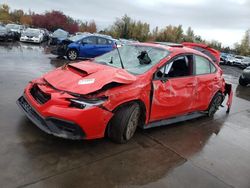 Salvage cars for sale at Woodburn, OR auction: 2022 Subaru WRX GT