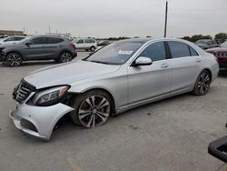 Mercedes-Benz s-Class salvage cars for sale: 2015 Mercedes-Benz S 550