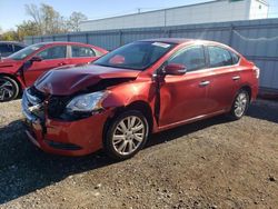 Salvage cars for sale from Copart Chicago Heights, IL: 2015 Nissan Sentra S