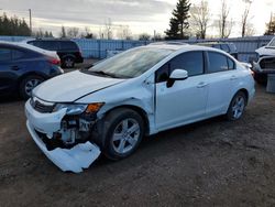 Honda Civic lx salvage cars for sale: 2012 Honda Civic LX