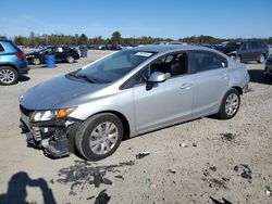 Honda salvage cars for sale: 2012 Honda Civic LX