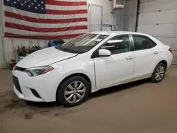 Toyota Corolla Vehiculos salvage en venta: 2015 Toyota Corolla L