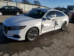 Carros salvage a la venta en subasta: 2021 Honda Accord EXL