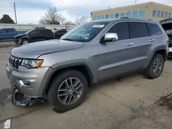 Jeep Grand Cherokee Limited salvage cars for sale: 2018 Jeep Grand Cherokee Limited