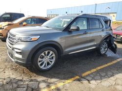 Salvage cars for sale from Copart Woodhaven, MI: 2023 Ford Explorer XLT