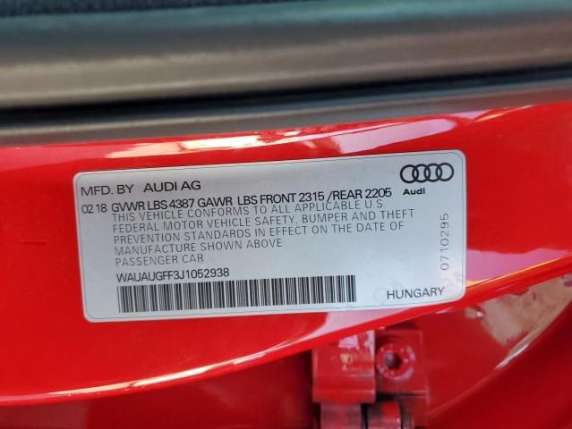 2018 Audi A3 Premium