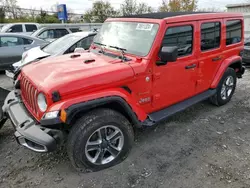 Salvage cars for sale at Walton, KY auction: 2019 Jeep Wrangler Unlimited Sahara